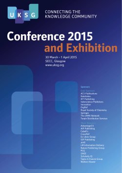 2015 conference programme