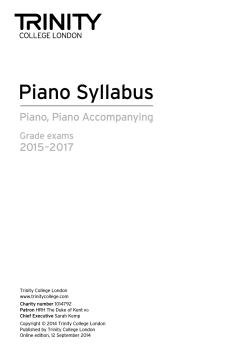 the 2015-2017 Piano syllabus