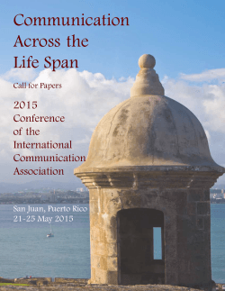 Call for Papers - International Communication Association