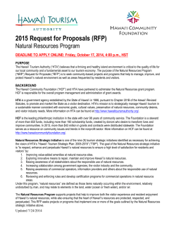 2015 Request for Proposals (RFP)