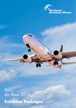 Paris Air Show 2015 Exhibitor Packages