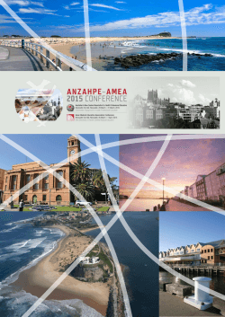 1 ANZAHPE/AMEA 2015 Conference Copyright Arinex Pty Ltd