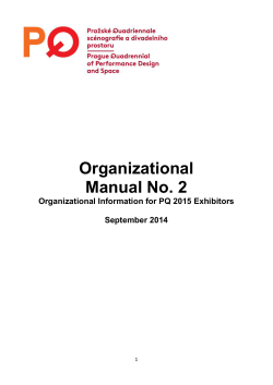 ORGANIZATIONAL MANUAL PQ 2015 No. 2