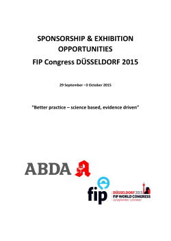 here - FIP Dusseldorf 2015