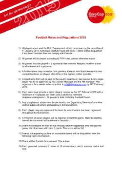the football rules