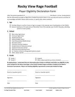 2015 Registration Forms