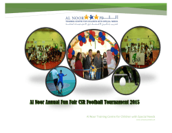 Al Noor Fun Fair CSR Football Tournament 2015