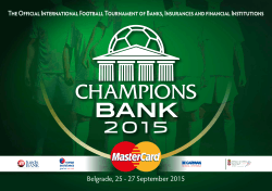 Champions Bank 2015 brochure