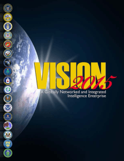 Vision 2015: A Globally Networked and Integrated Intelligence