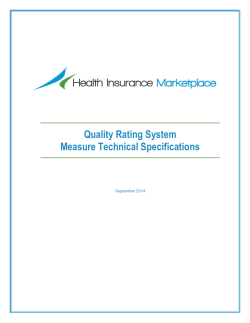2015 QRS Measure Technical Specifications