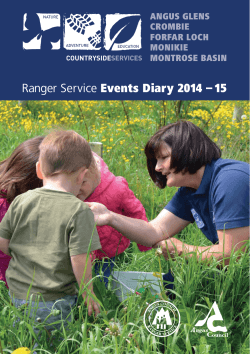 Ranger Service Events Diary 2014 -2015