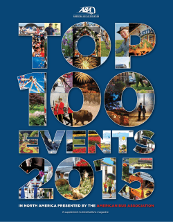 Top 100 Events in - American Bus Association