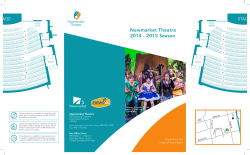 Newmarket Theatre 2014