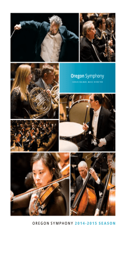 oregon symphony 2014