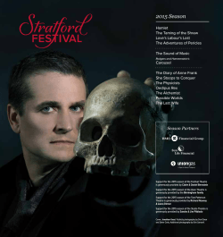 2015 Season - Stratford Festival
