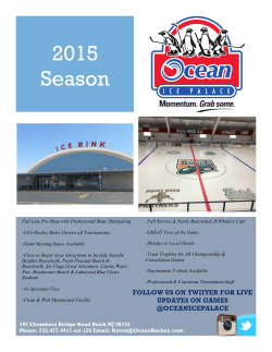 2015 Season - Ocean Hockey Blog