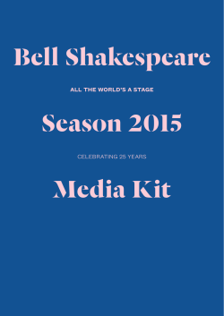 bell shakespeare announces 2015 season