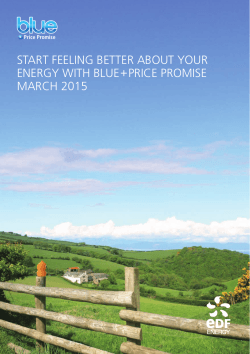 Blue+Price Promise March 2015 welcome booklet