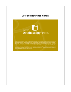 Altova DatabaseSpy 2015