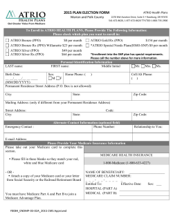 2015 Marion-Polk County Enrollment Form