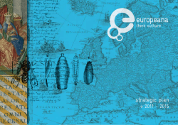 Europeana Strategic Plan 2011