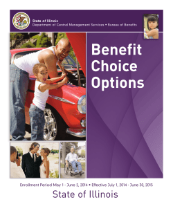Benefit Choice Options booklet