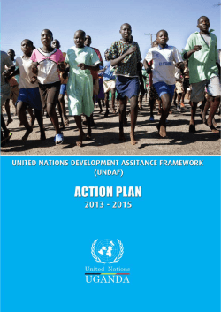 Uganda - UNDAF Action Plan 2013-2015