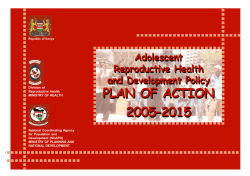plan of action 2005&ndash;2015 plan of action 2005&ndash;2015