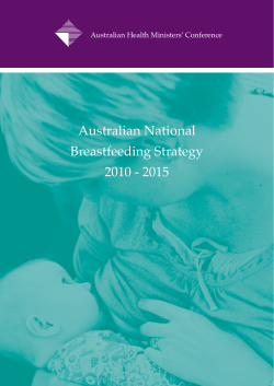 Australian National Breastfeeding Strategy 2010