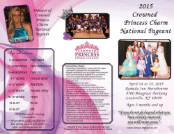 2015 Pageant Brochure