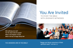 Invitation to Study The Bible