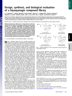 Design, synthesis, and biological evaluation of a biyouyanagin
