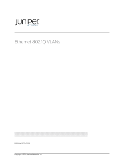 Ethernet 802.1Q VLANs