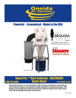 Smart Pro ™ Dust Collector