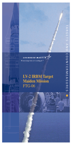 LV-2 IRBM Target Maiden Mission FTG-06