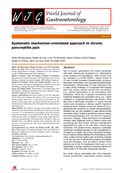 - World Journal of Gastroenterology