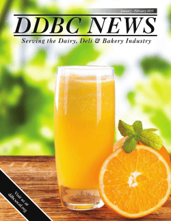 January - February 2015 Issue - Dairy Deli Bakery Council of So