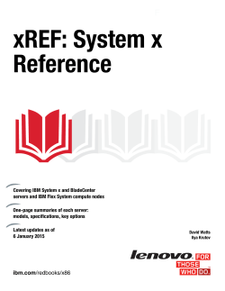 xREF: IBM x86 Server Reference