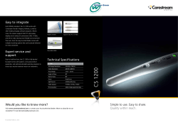 CS 1200 Brochure - Carestream Dental