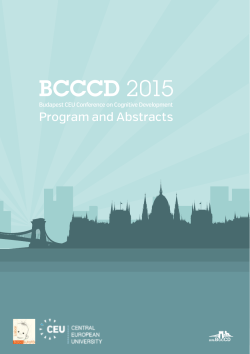 BCCCD 2015 - Budapest, Hungary
