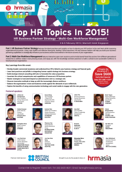 Top HR Topics In 2015!