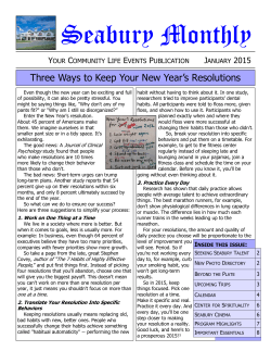 Seabury Monthly January 2015 Web Edition