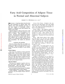 Fatty Acid - American Journal of Clinical Nutrition