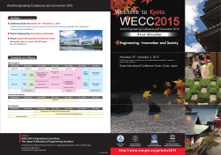 WECC 2015 First Circular