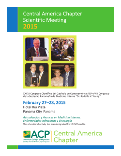 ACP Central America Chapter Meeting