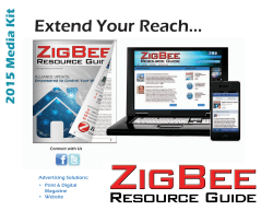 Media Kit - ZigBee Resource Guide