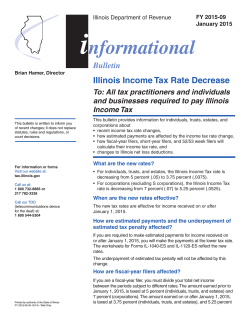 Informational Bulletin FY-2015-09