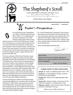The Shepherd's Scroll - Good Shepherd Lutheran Church