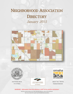 Neighborhood Association Directory