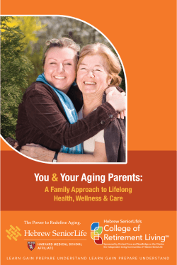 You & Your Aging Parents: